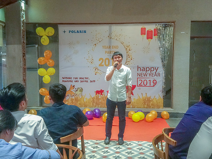 Tiệc tất niên ấm cúng của công ty Polaris Việt Nam 